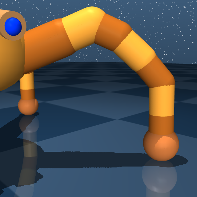 Quadruped leg 32 DoF